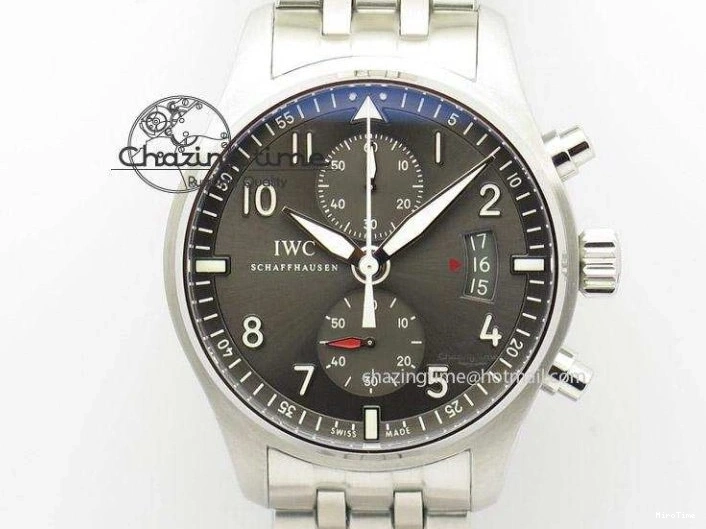 MIROTIME 0502 Mark XVIII IW327010 SS M+F 1:1 Best Edition Blue Dial on Brown Leather Strap A Resilient 7051